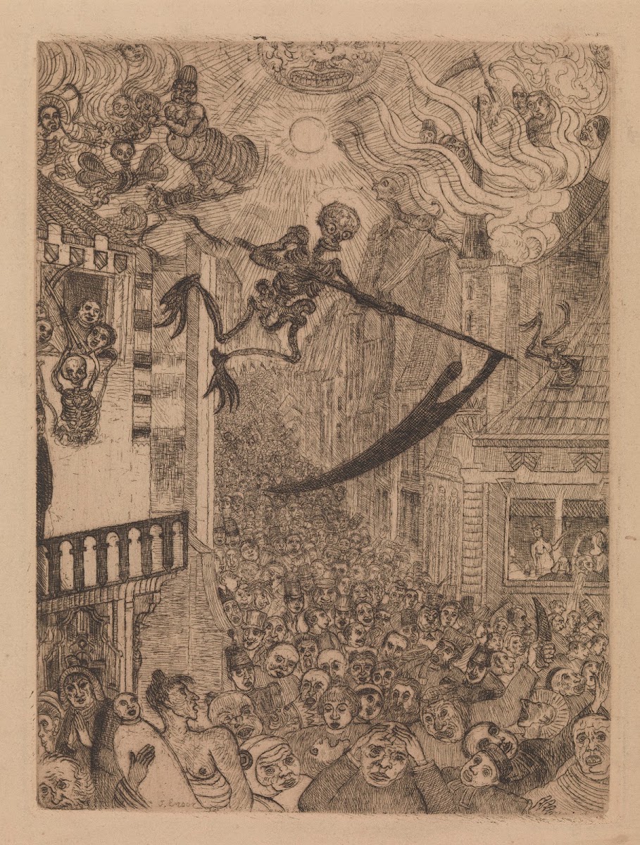 Death Chasing the Flock of Mortals 1896