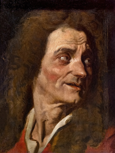 Study for Apotheosis of Homer Boileaus head 1827
