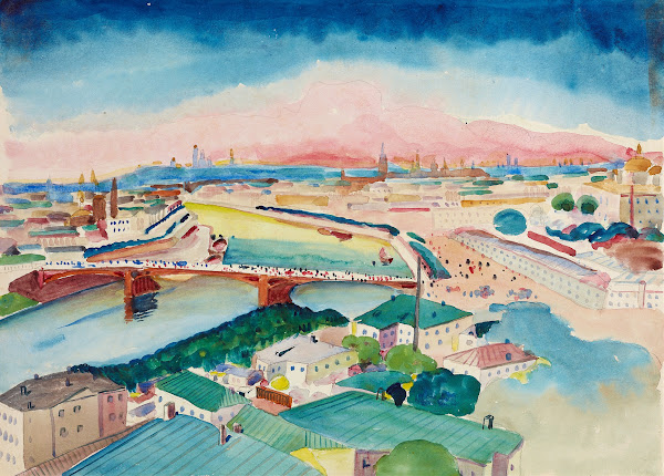 Blick auf Moskau 1915