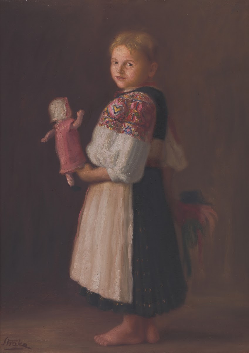 Dievča s bábikou 1926