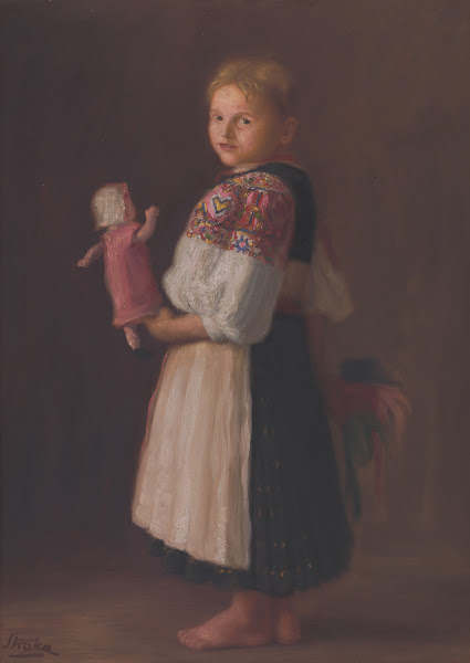 Dievča s bábikou 1926