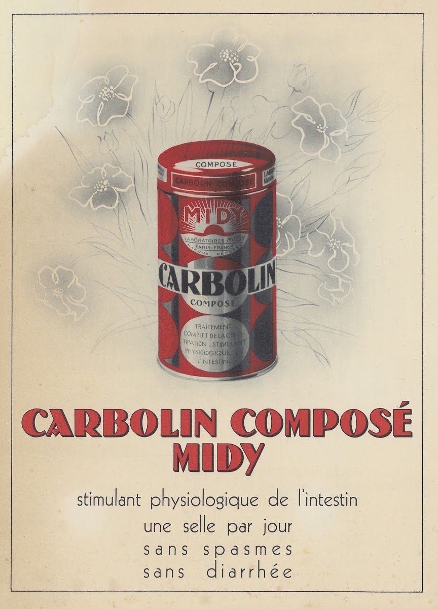 Carbolin composé Midy 1910 1950