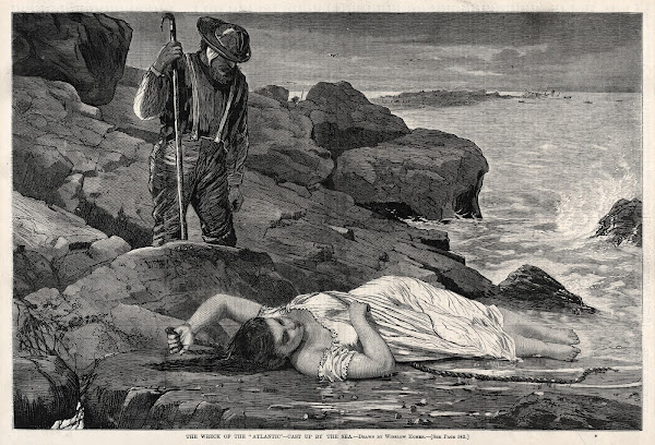 The Wreck of the Atlantic  Cast Up by the Sea 1873