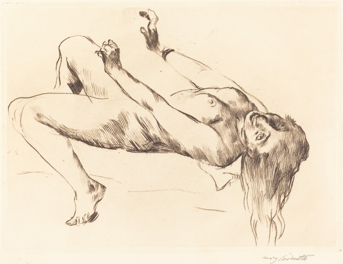 Reclining Female Nude  Study for Joseph and Potiphars Wife Liegender Weiblicher