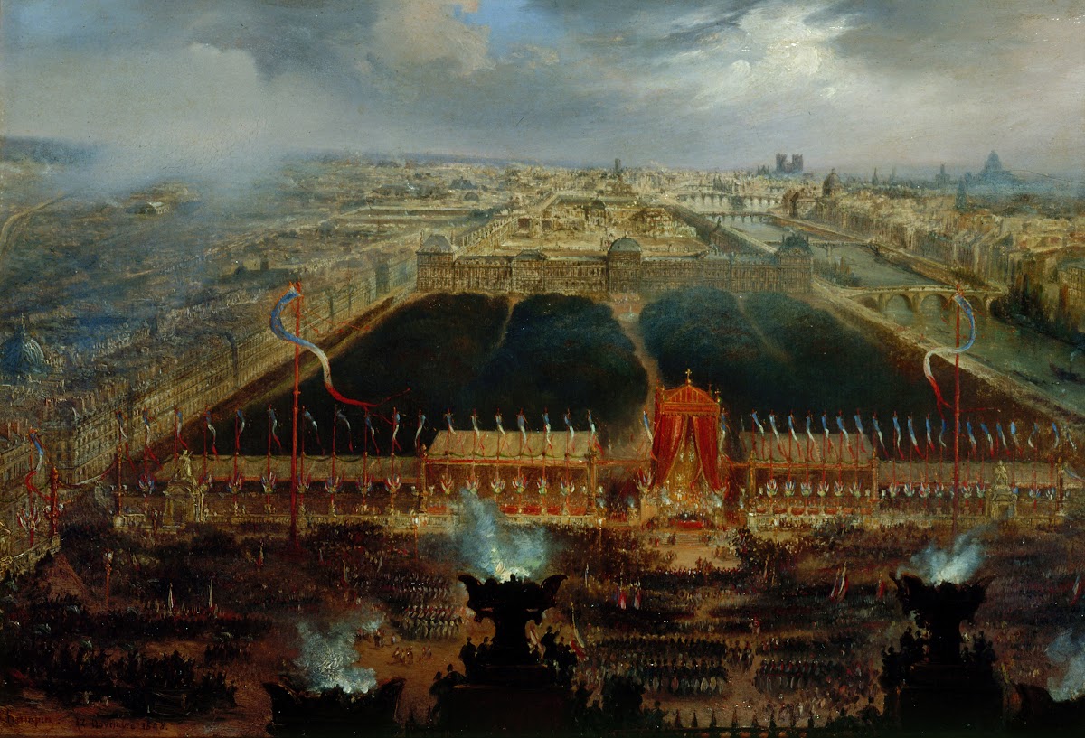 Fête de la Constitution sur la place de la Concorde le 12 novembre 1848 1848