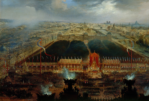 Fête de la Constitution sur la place de la Concorde le 12 novembre 1848 1848