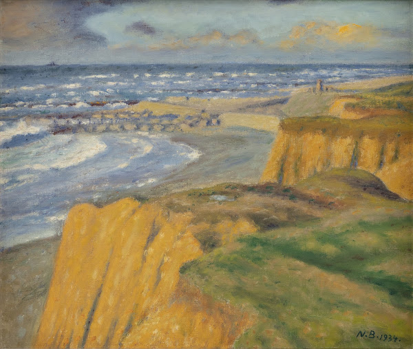 Bovbjerg at sunset Autumn 1934
