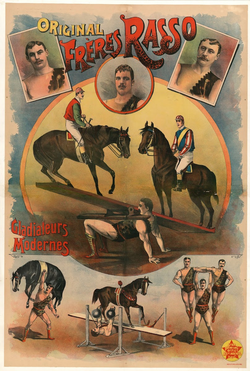 Original FrèRes Rasso Gladiateurs Modernes 1890