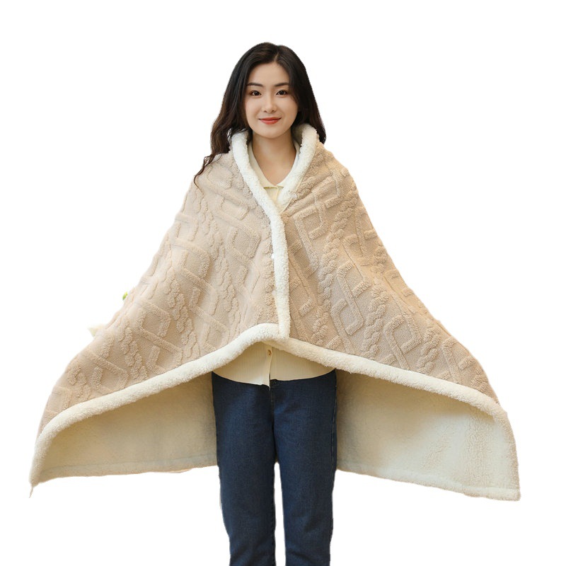 Thick taffeta wool blanket for autumn and winter