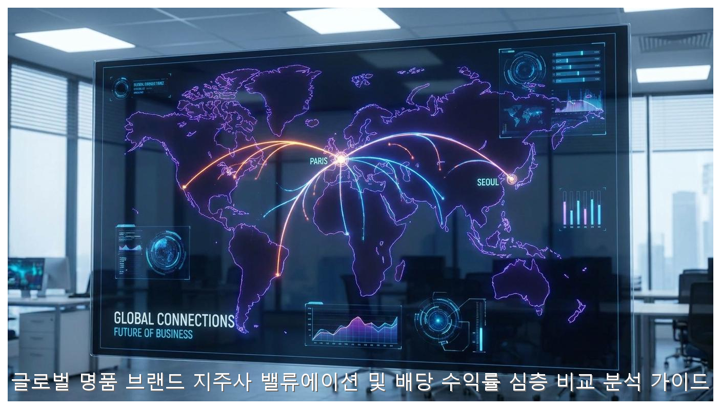 글로벌 명품 브랜드 지주사 밸류에이션 및 배당 수익률 심층 비교 분석 가이드 핵심 안내 및 분석 인포그래픽 (8)