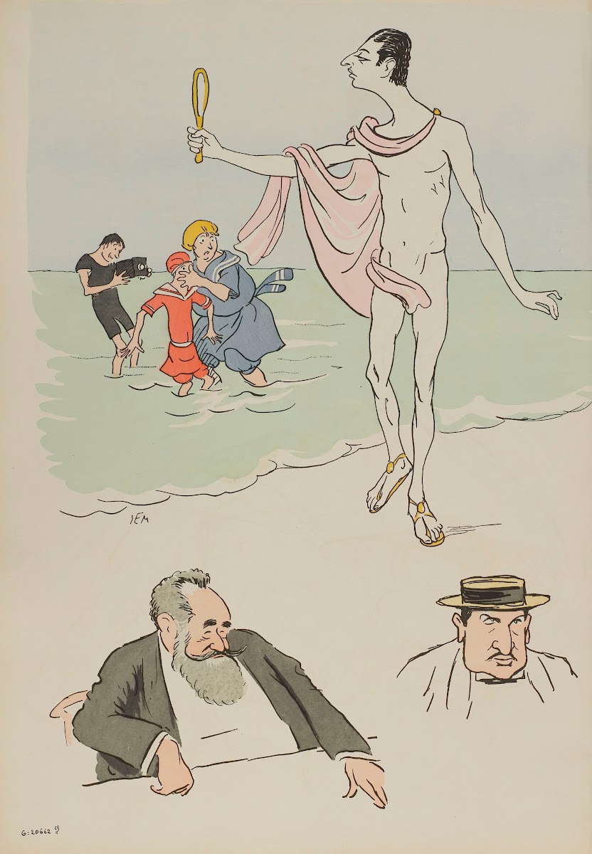 Le baron Maurice de Rothschild Gaston Dreyfus et autres personnages 1913