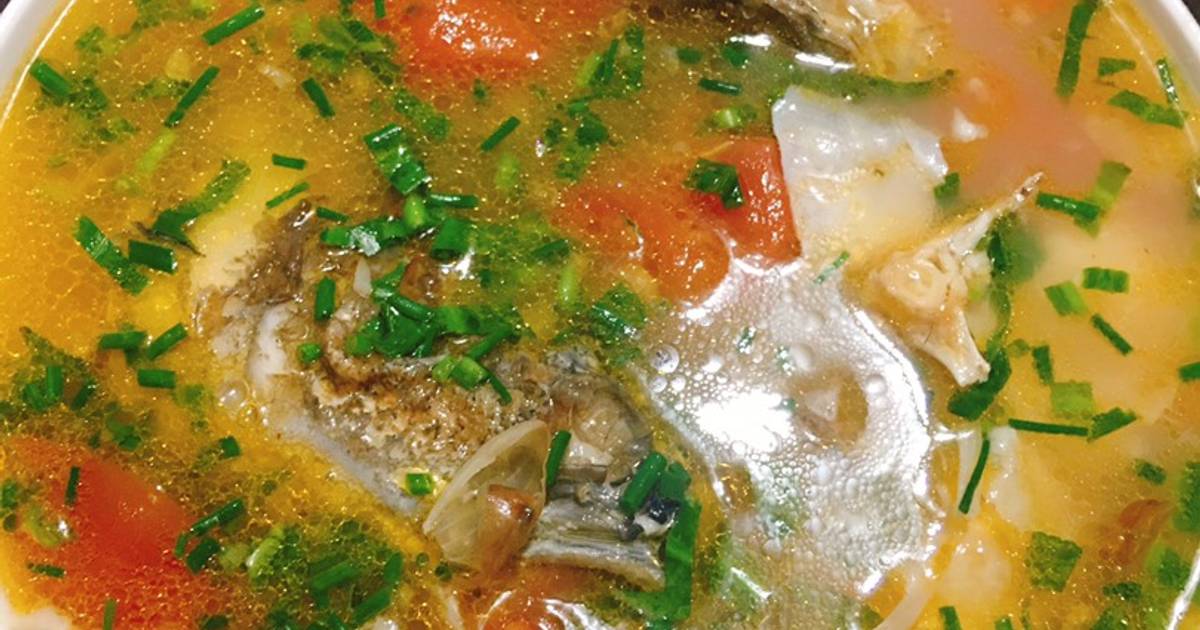 Canh cá chép nấu mẻ