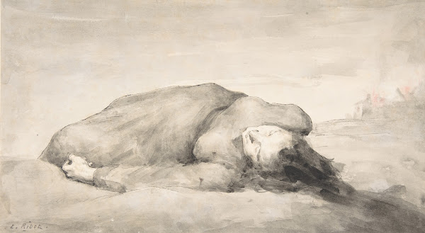 War Scene A Female Casualty ca 187072