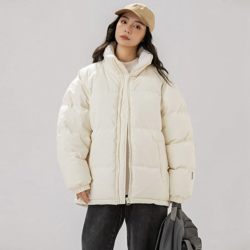Unisex Winter Jacket, Lamb Fleece, Insulated, Warm