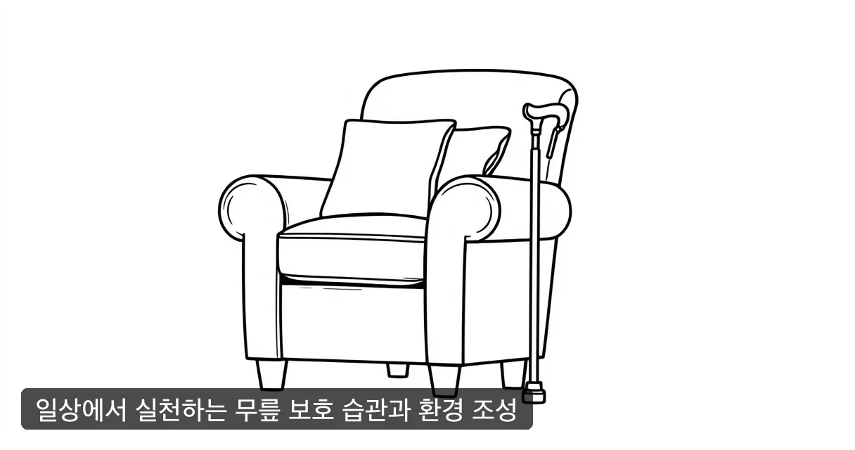 일상에서 실천하는 무릎 보호 습관과 환경 조성