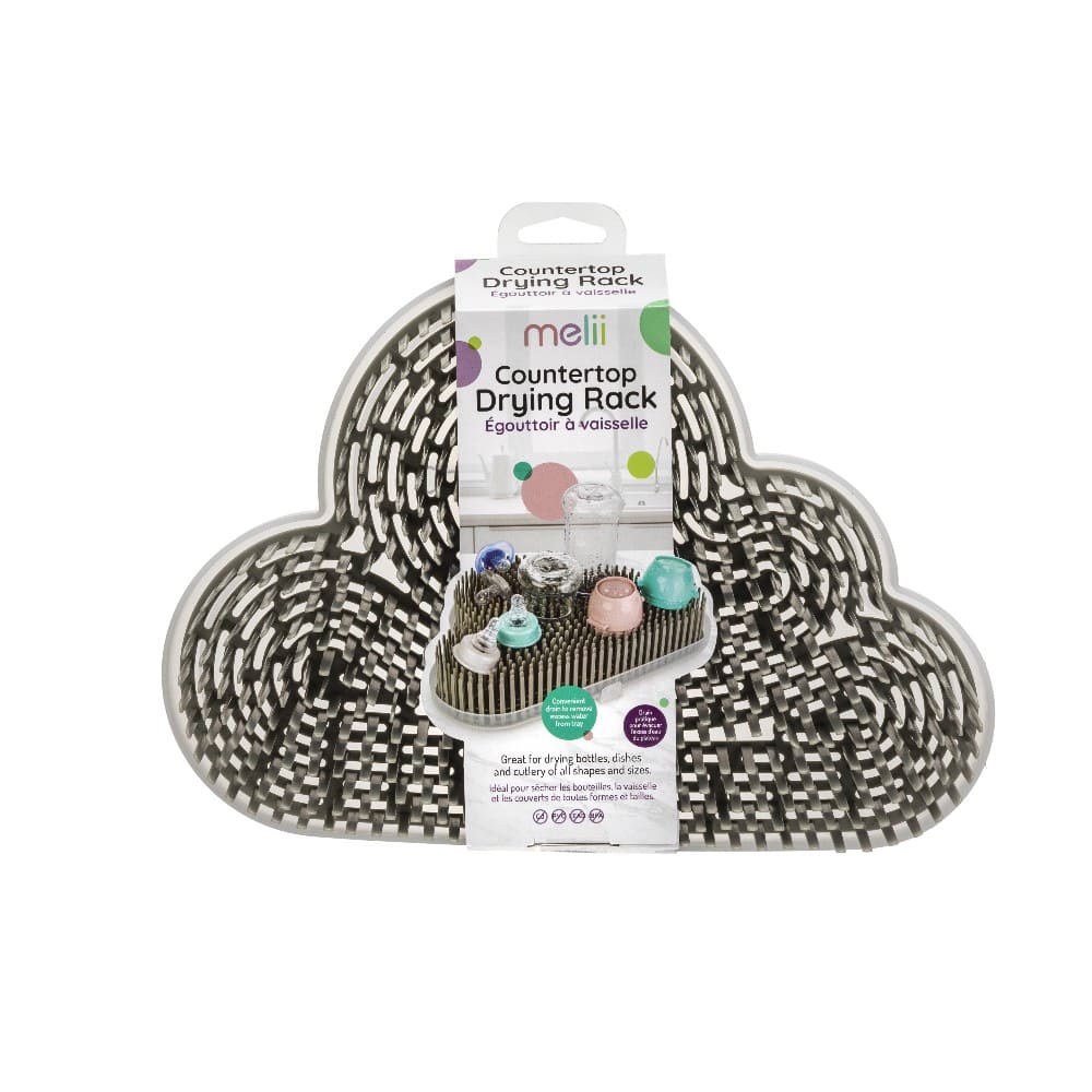 Tapete escurridor para mamilas Melii™ en forma de nube color gris