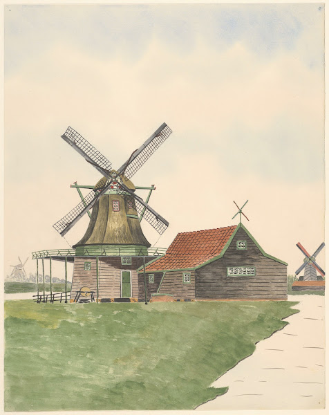 molens oliemolen De Olievos aan de Papenpadsloot gesloopt 1878 1930 1940
