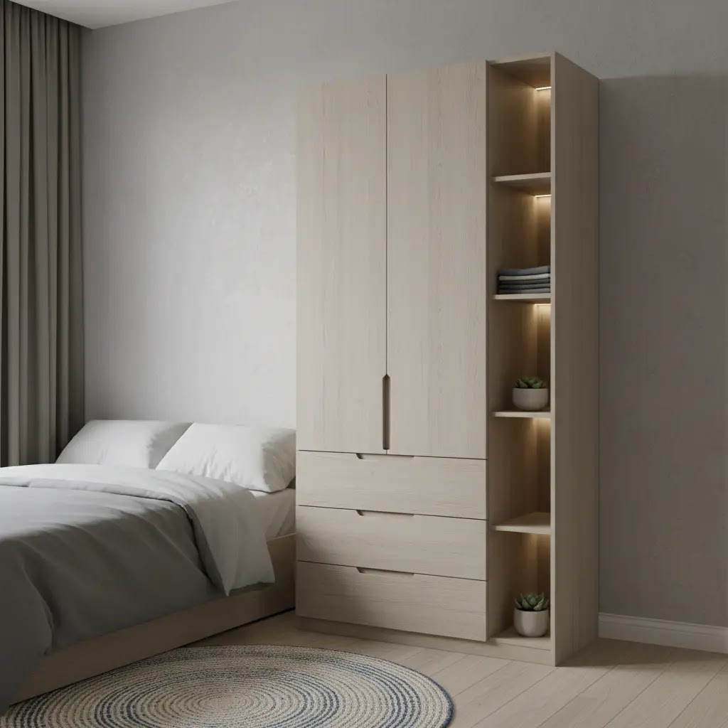 Kabinet Lemari yang Cocok untuk Kamar Tidur Kecil