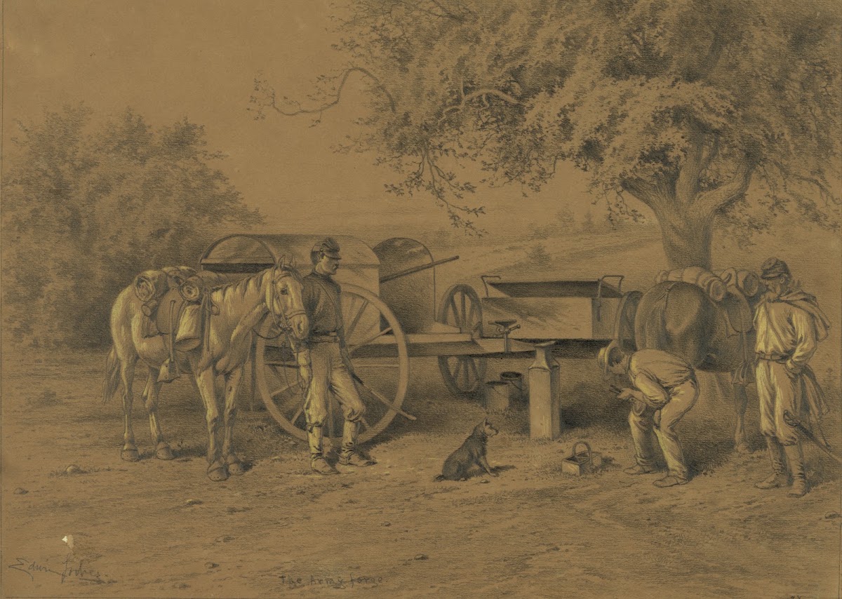 A scene on the roadside near Summer Camp 1861 1876