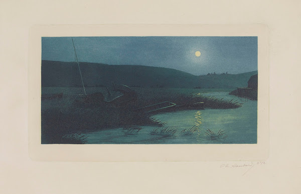 Clair de lune sur la Bresle 1898