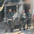 Aksi Nyata TNI, Personil Koramil 1602/Sindang Berantas Sarang Nyamuk DBD