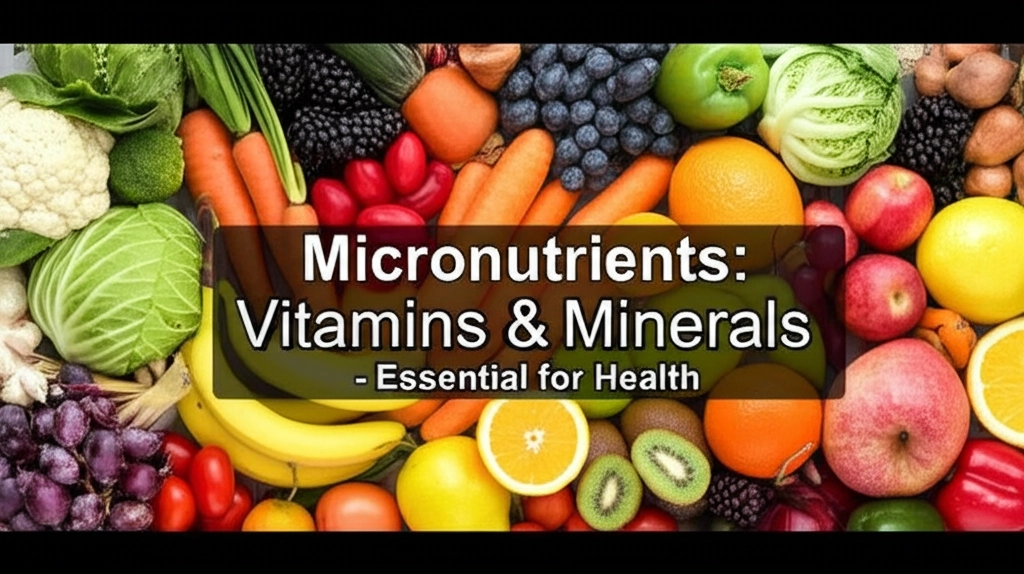 미량영양소의 중요성: 비타민과 미네랄의 역할