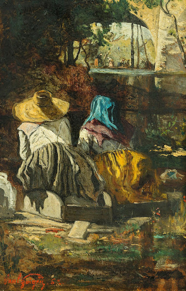 Two washerwomen 1862