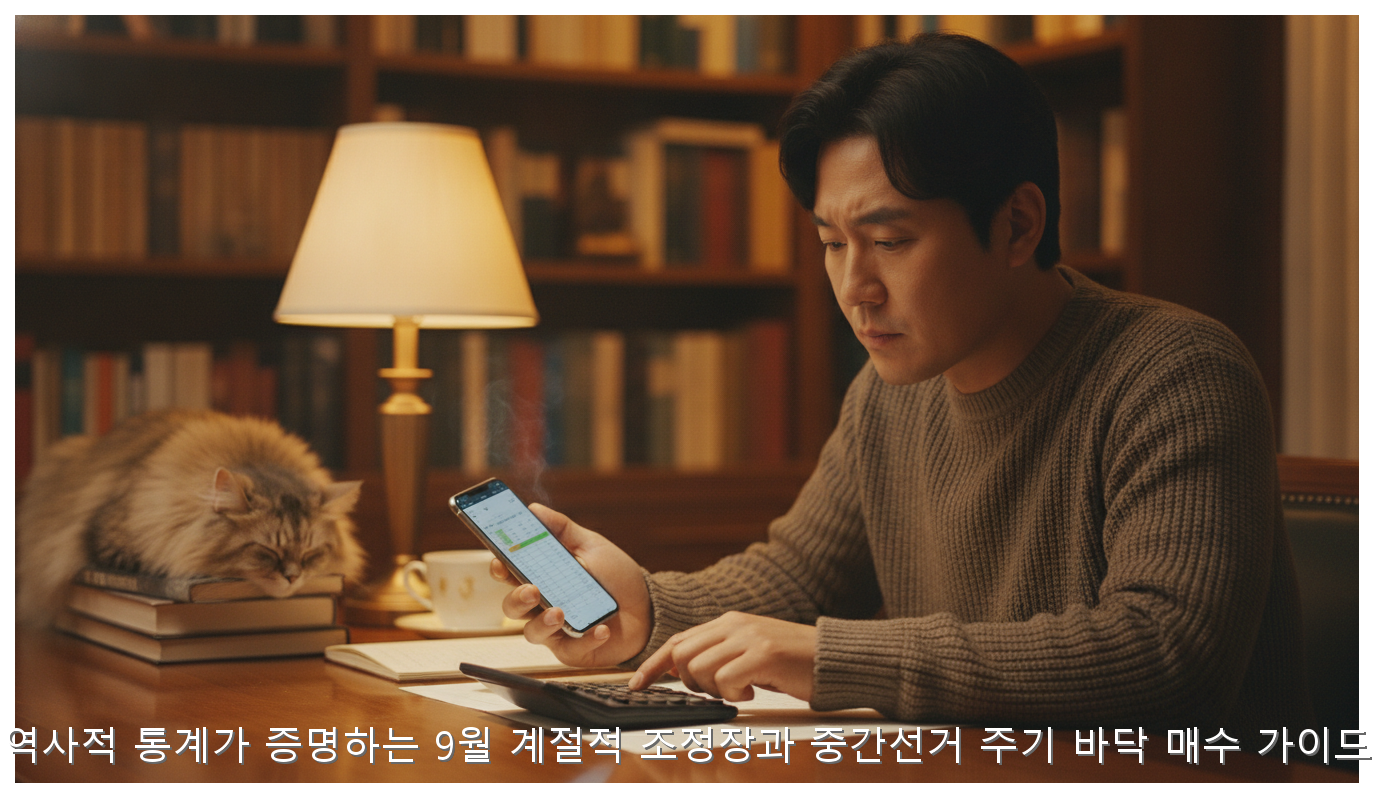 역사적 통계가 증명하는 9월 계절적 조정장과 중간선거 주기 바닥 매수 가이드 핵심 안내 및 분석 인포그래픽 (8)