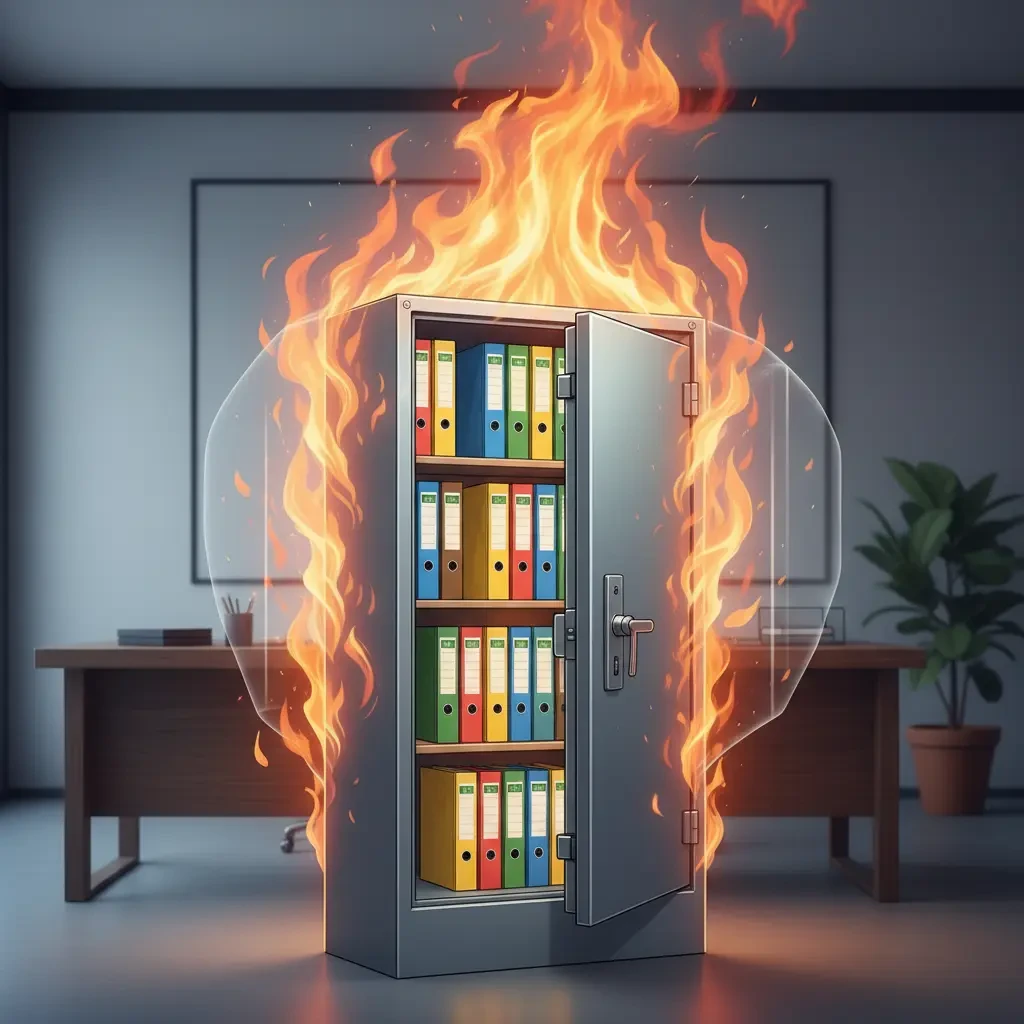 Fungsi lemari kabinet besi fireproof untuk perlindungan arsip