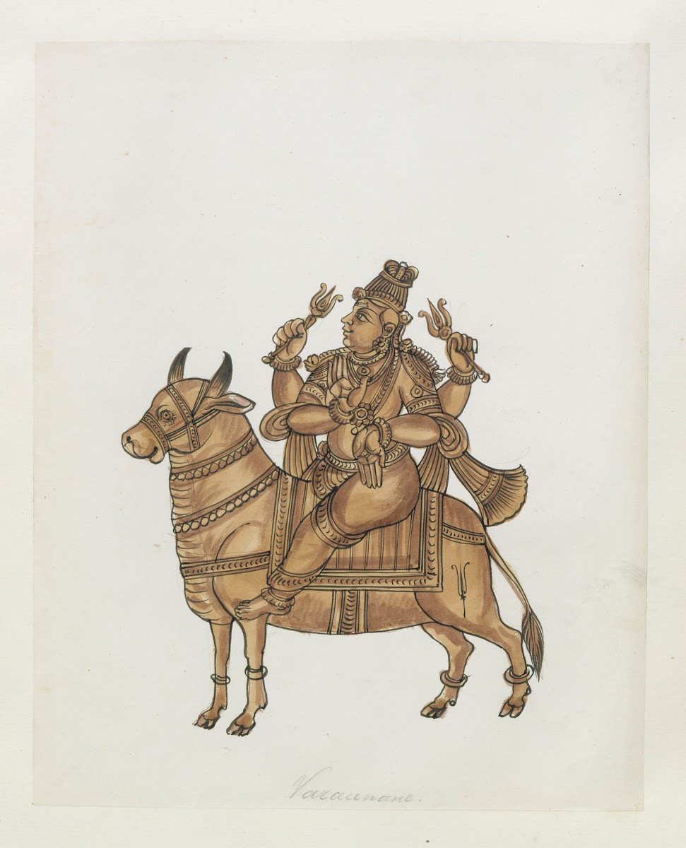 Paintings from the Chidambaram Shrine Pl051 1820 1830