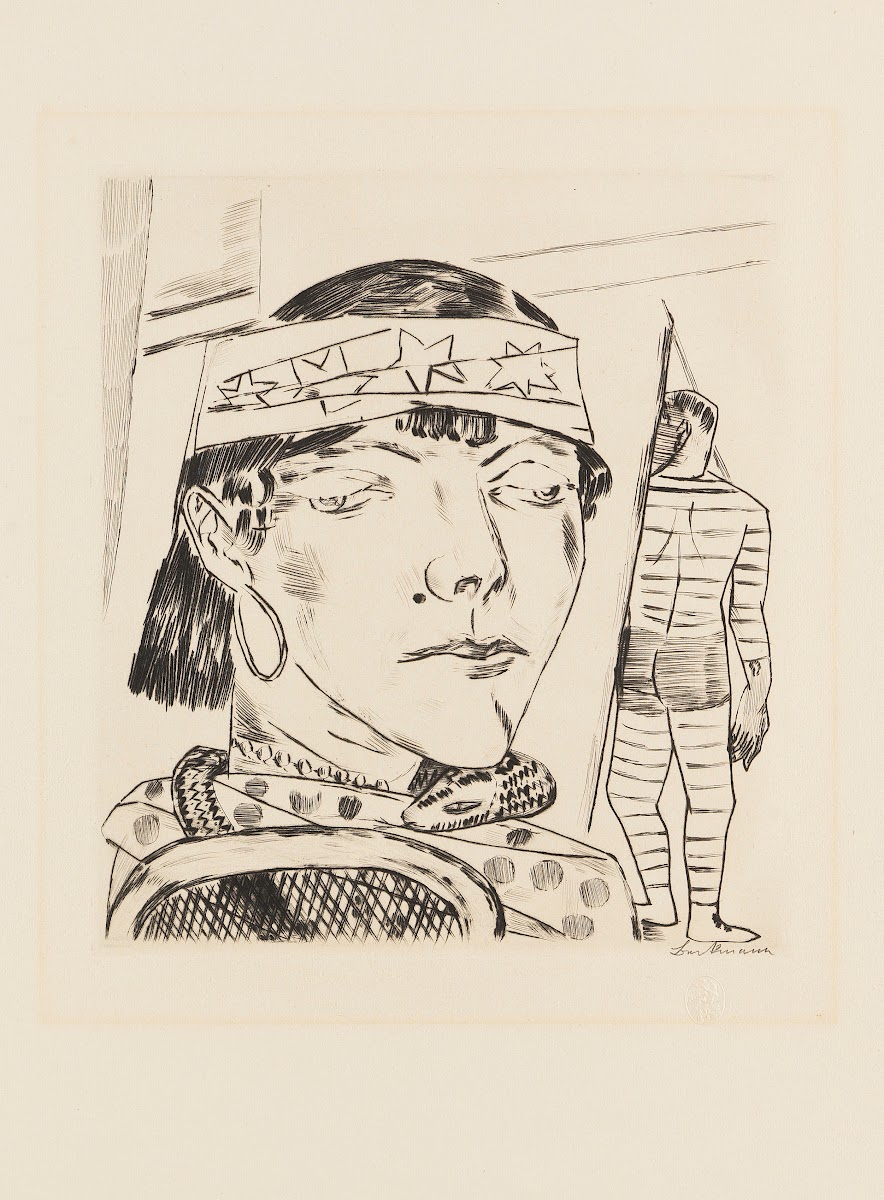 Schlangendame 1921