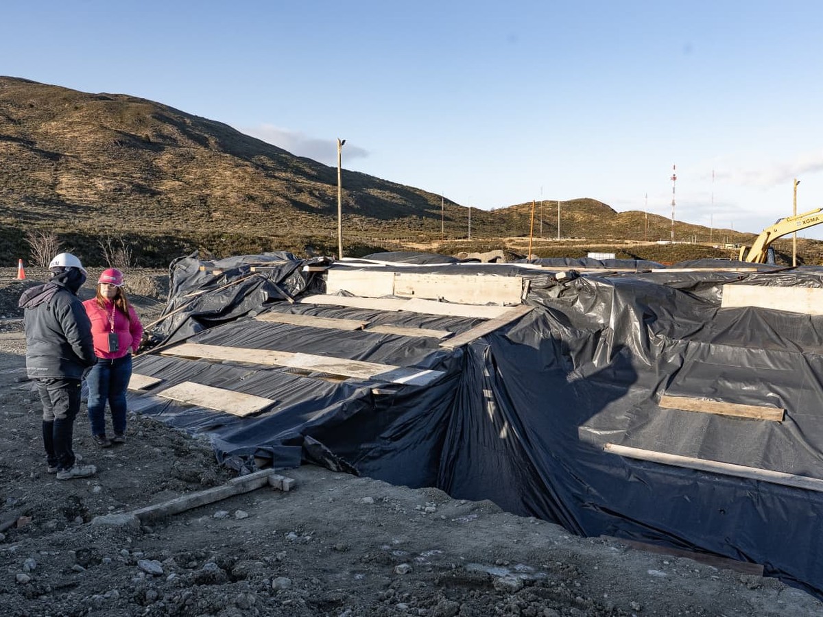 La nueva usina de ushuaia mantiene su ritmo de obra pese a las bajas temperaturas