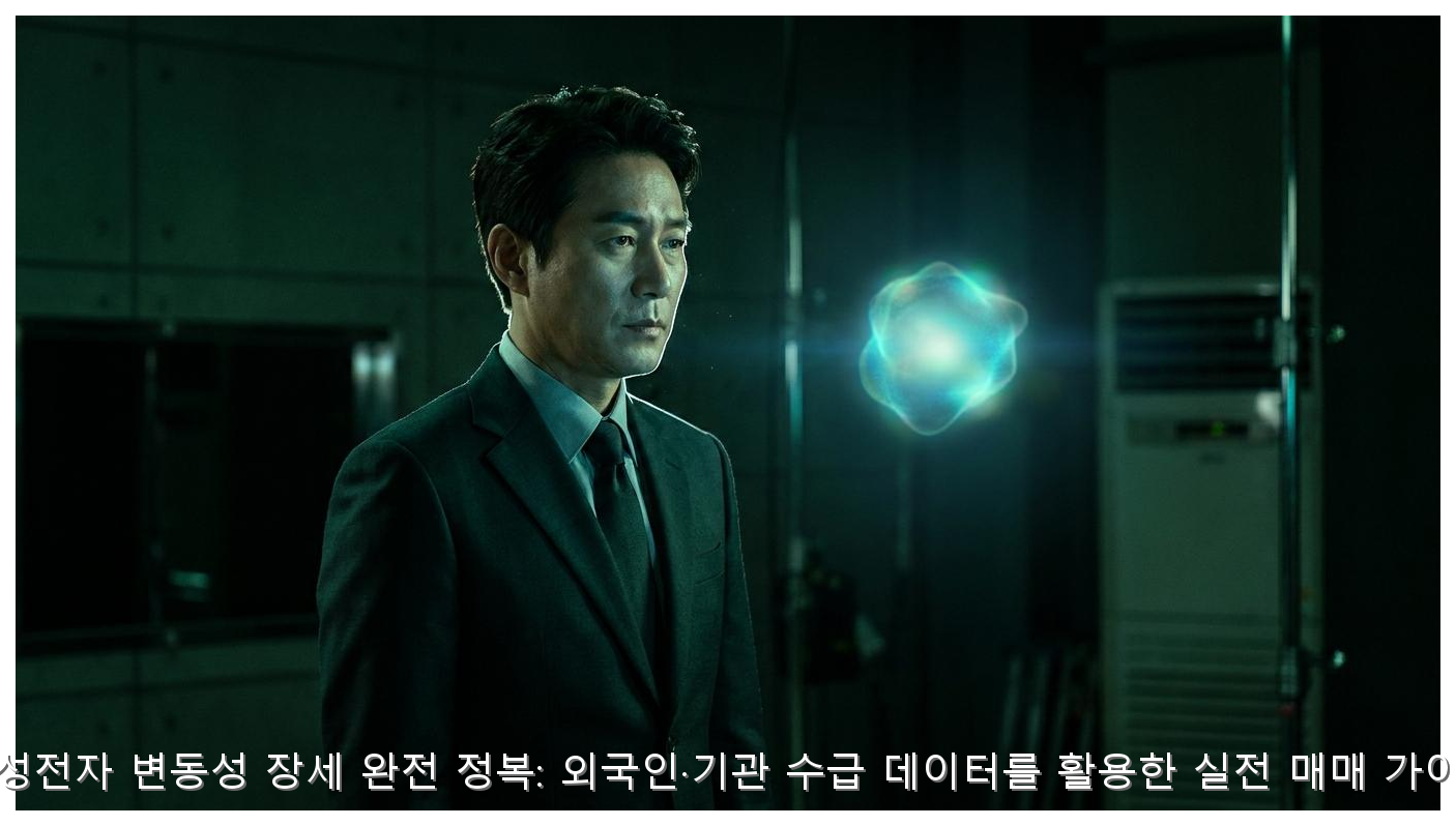 삼성전자 변동성 장세 완전 정복: 외국인·기관 수급 데이터를 활용한 실전 매매 가이드 핵심 안내 및 분석 인포그래픽 (5)
