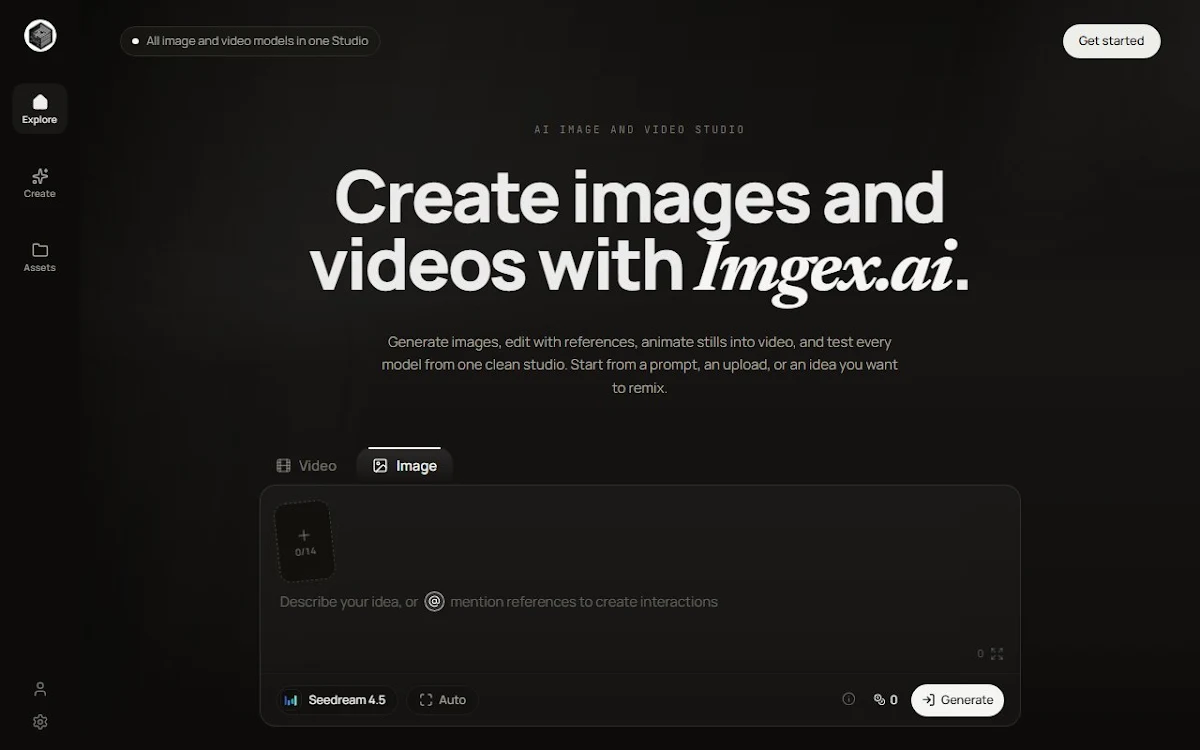 Captura de Imgex AI
