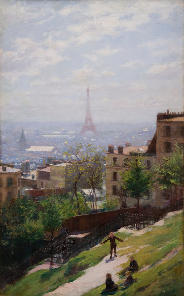 Fragment of the Panorama of Paris 1893