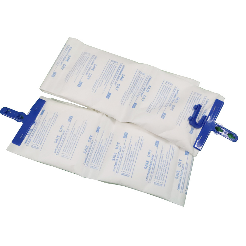 Calcium chloride desiccant for containers