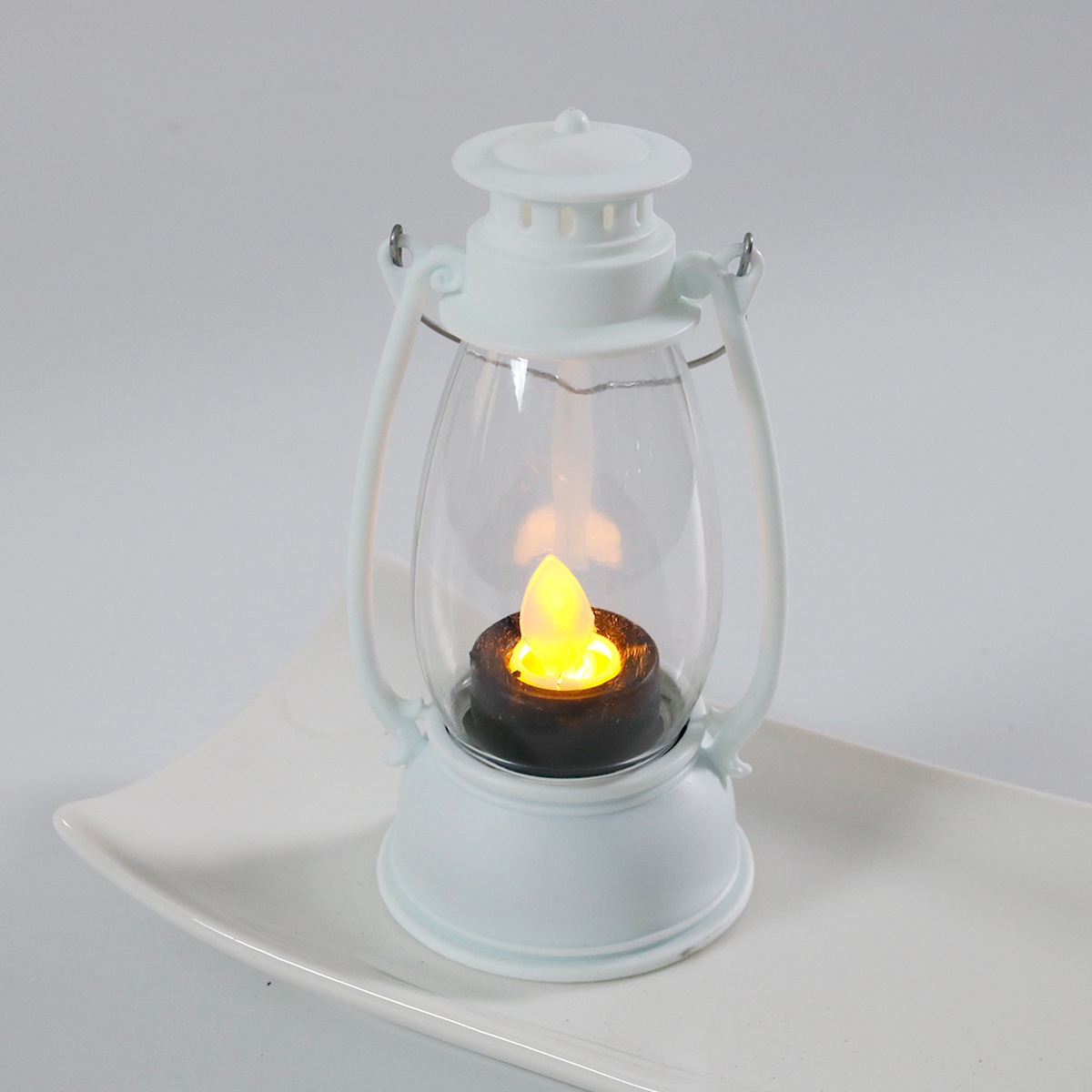 Mini LED Lantern in Vintage Style