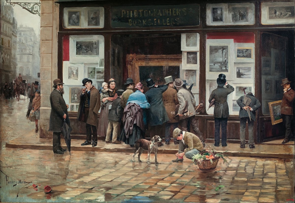 Public Exhibition of a Picture circa 1888