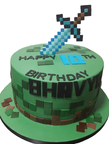 Minecraft Birthday Cake CB-NC225
