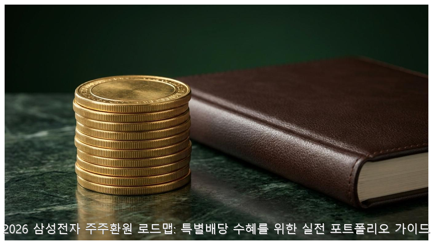 2026 삼성전자 주주환원 로드맵: 특별배당 수혜를 위한 실전 포트폴리오 가이드 핵심 안내 및 분석 인포그래픽 (5)
