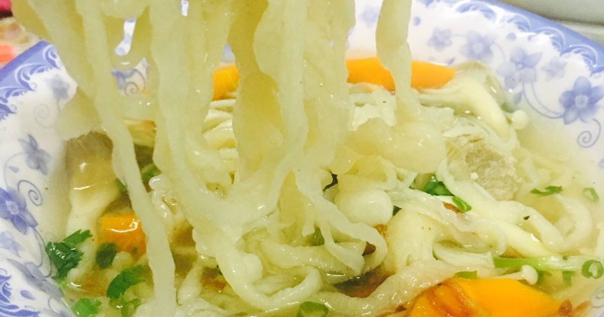 Mì phúc kiến hầm rau củ nấm