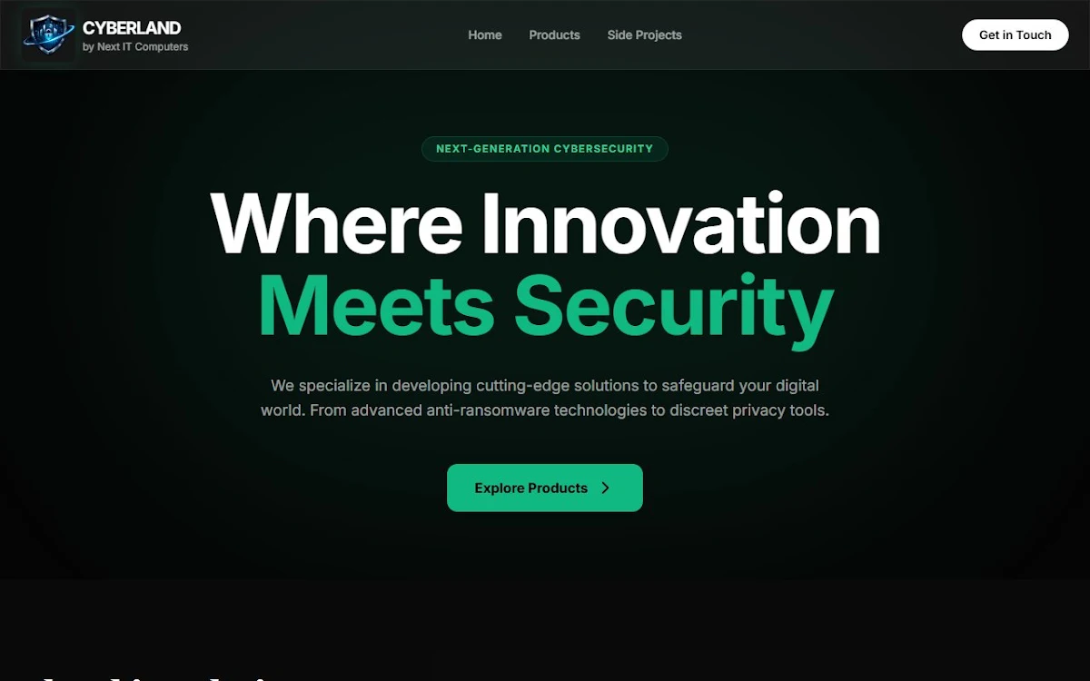 Captura de Cyber Prot - Anti-Ransomware Security Solution