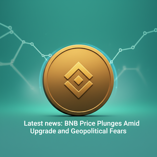 Latest news: BNB Price Plunges Amid Upgrade and Geopolitical Fears