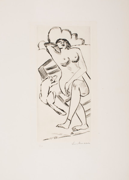 Nude and Cat on the Beach 1928