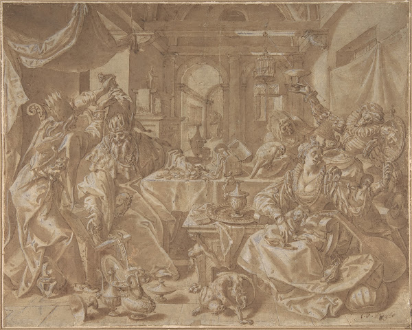 Allegory of Wealth Lust and Stupidity late 16th century