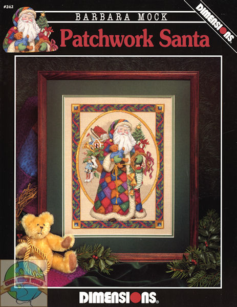 DIM00242 Patchwork Santa