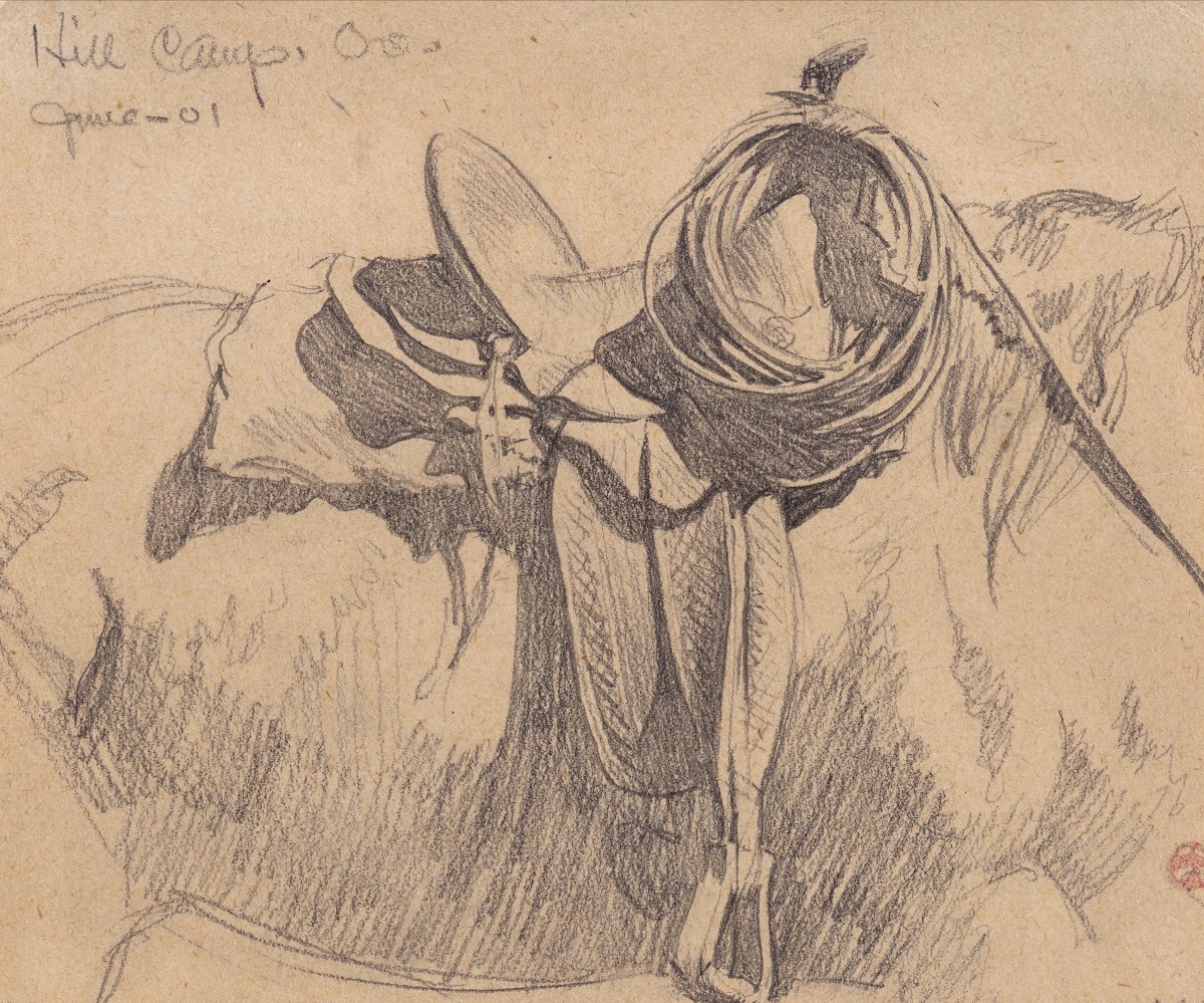 For Cowboys Saddle Gear Hill Camp Oregon 1901