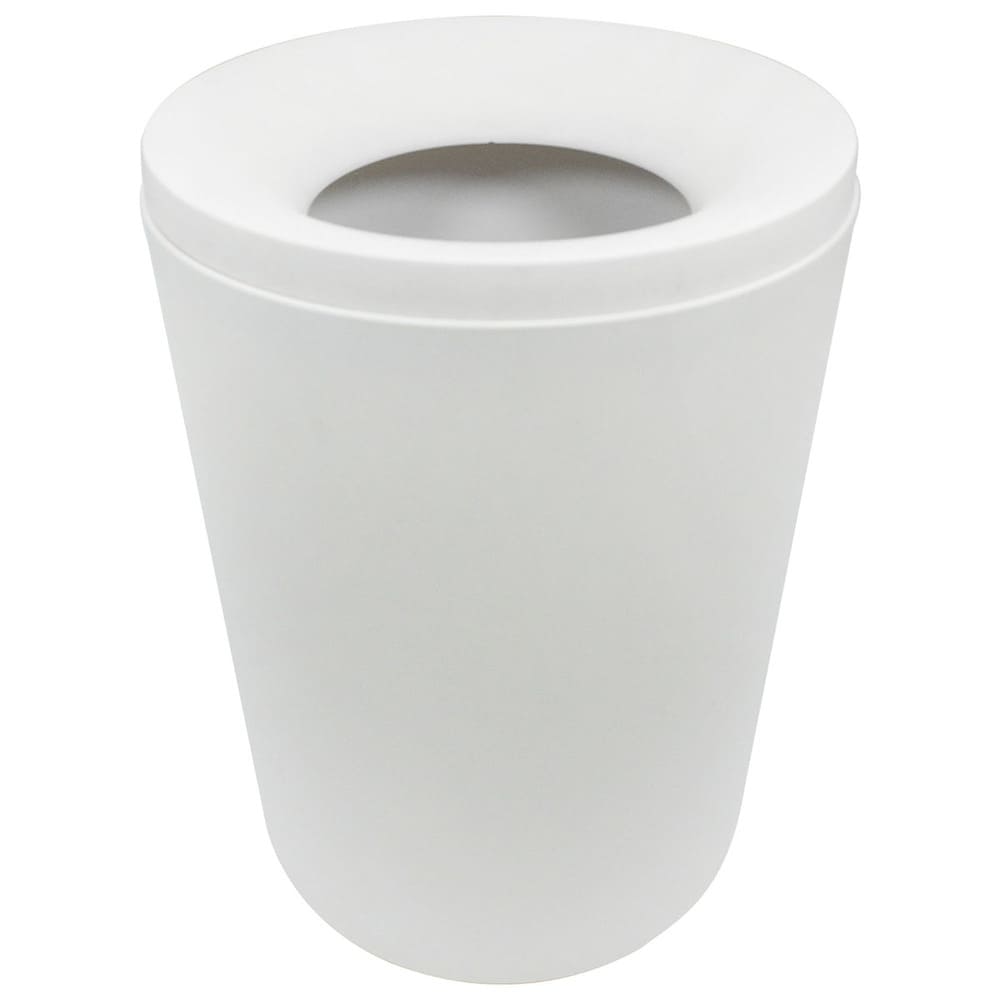 Bote de basura de plástico Distinto™ color blanco