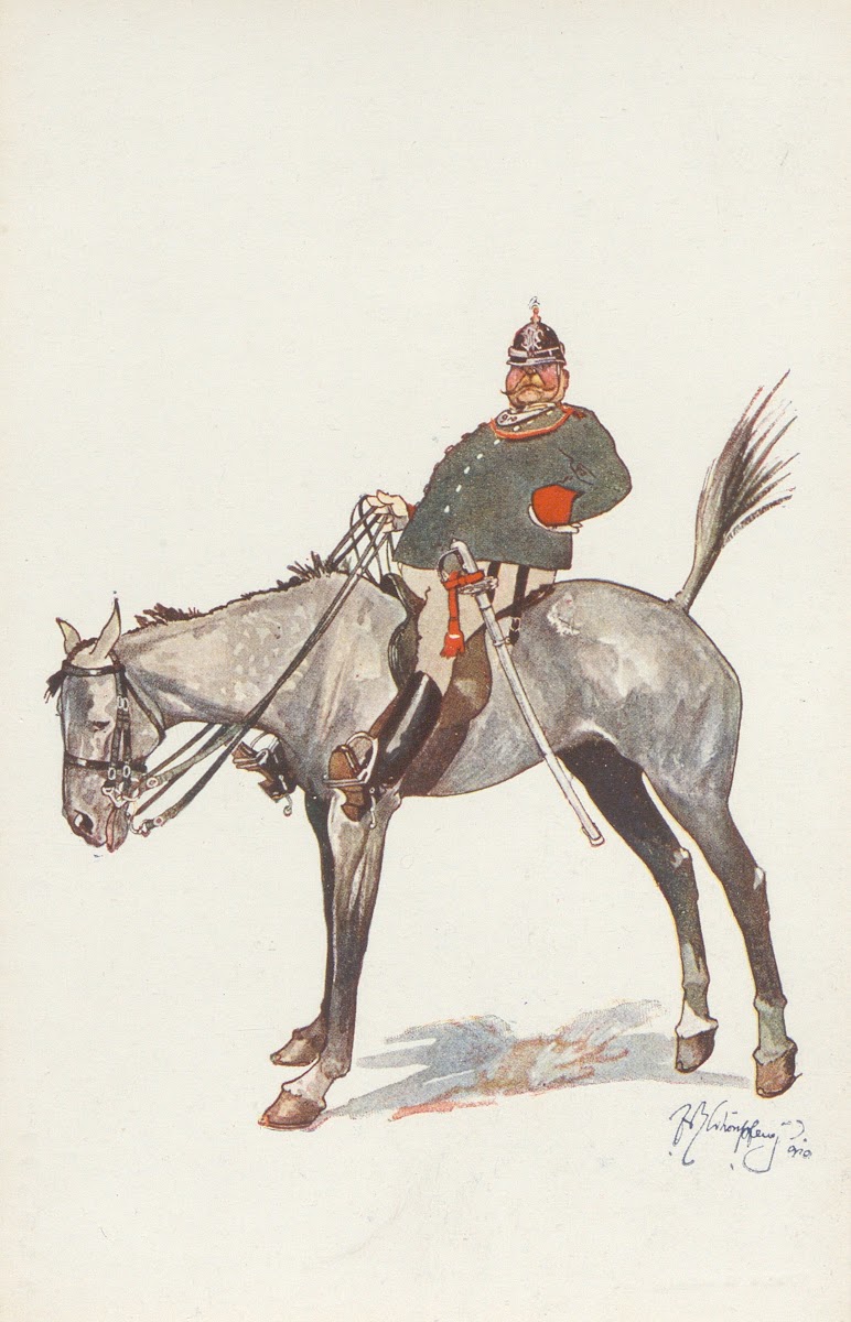 Der berittene Wachmann 1910