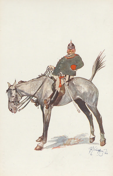 Der berittene Wachmann 1910